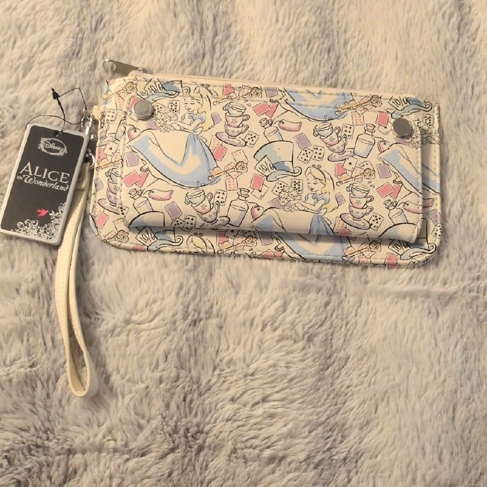 Loungefly Alice in Wonderland Themed Wristlet